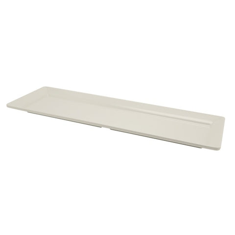 White Melamine Platter GN 2/4 Size 53X17.5cm