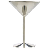 Stainless Steel Martini Glass 24cl/8.5oz