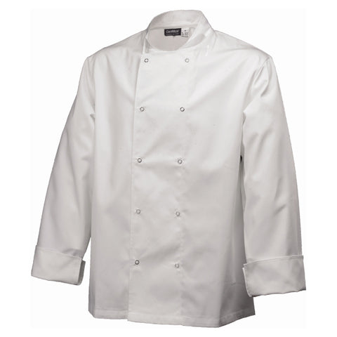 Basic Stud Jacket (Long Sleeve) White L Size