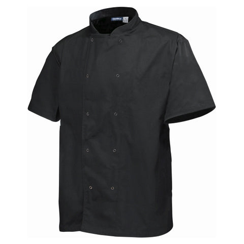 Basic Stud Jacket (Short Sleeve) Black S Size