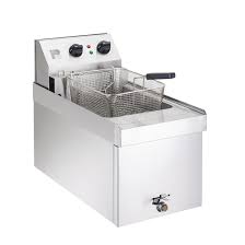 Single Tank Single Basket Countertop Electric Fryer. PARRY NPSF3, NPSF6 & NPSF99