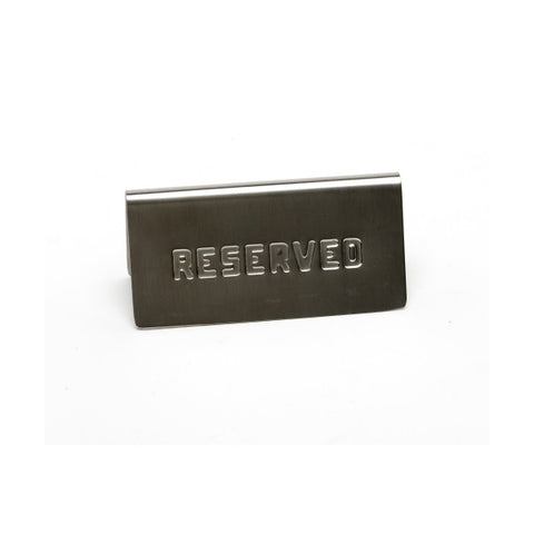 S/St. Table Sign"Reserved" 15 X 5cm