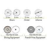 ROBOT COUPE RESTAURANT PACK OF 8 DISC.
