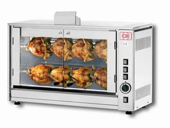 ROTISSERIE - 8 CB G-8P - 2 SPIT - 8 BIRDS GAS