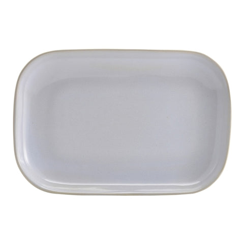 Terra Stoneware Rustic White Rectangular Plate 29 x 19.5cm