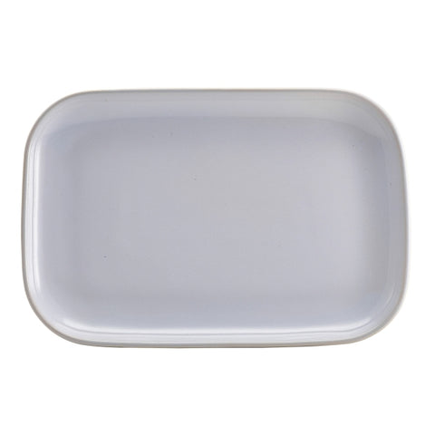 Terra Stoneware Rustic White Rectangular Plate 34.5 x 23.5cm