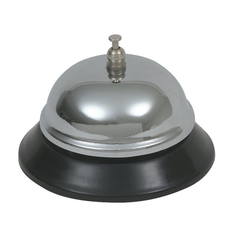 Genware Chrome Plated Service Bell 3 1/2" Dia