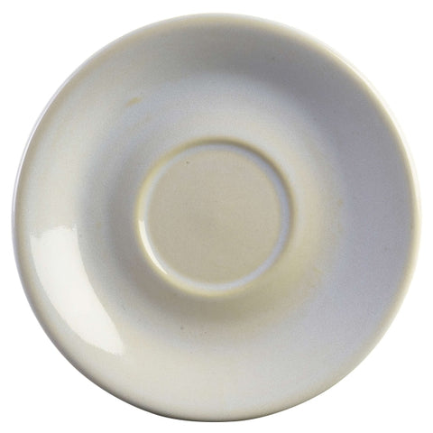 Terra Stoneware Rustic White Saucer 15cm