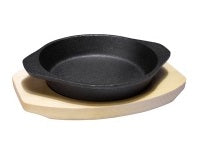 SIZZLING DISH CAST IRON MINI SKILLET & TRIVET