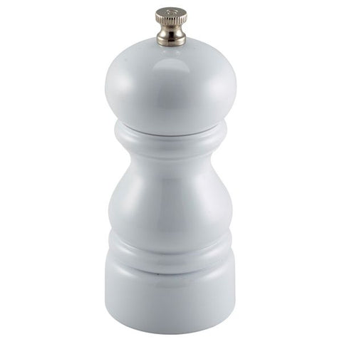 Genware Salt Or Pepper Grinder White 12.7cm