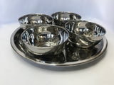 STAINLESS STEEL ROUND RELISH SET