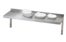 STAINLESS STEEL WALL SHELVE