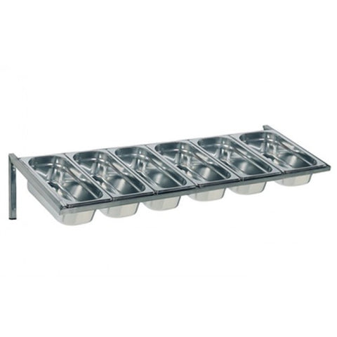 STAINLESS STEEL SPICE RACK.