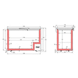 CHEST FREEZER. COMMERCIAL CATERING