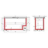 CHEST FREEZER. COMMERCIAL CATERING