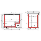 CHEST FREEZER. COMMERCIAL CATERING