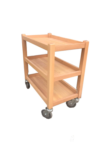 NATURAL WOOD TROLLEY