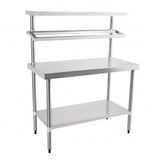 PREP TABLE STAINLESS STEEL TABLE 5 TIER WITH SPICE SHELVE