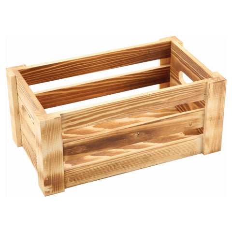 Wooden Crate Rustic Finish 27 x 16 x 12cm