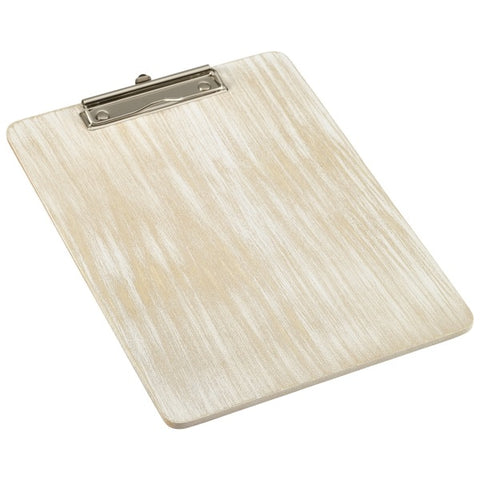 White Wash Wooden Menu Clipboard A4 24x32x0.6cm