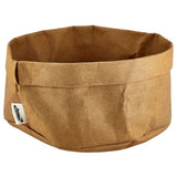 Brown Washable Paper Bag 20Diax14cm(H)