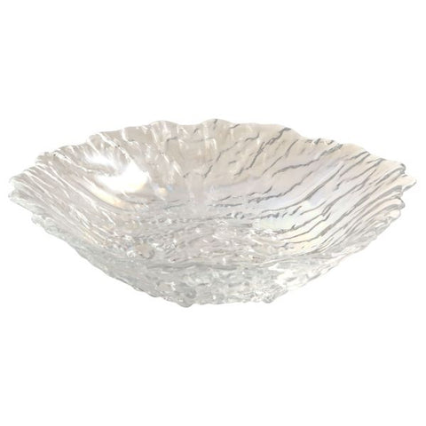Glacier Glass Salad Bowl 25cm Dia