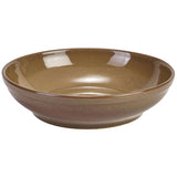 Terra Stoneware Rustic Brown Coupe Bowl 23cm