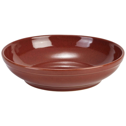 Terra Stoneware Rustic Red Coupe Bowl 23cm