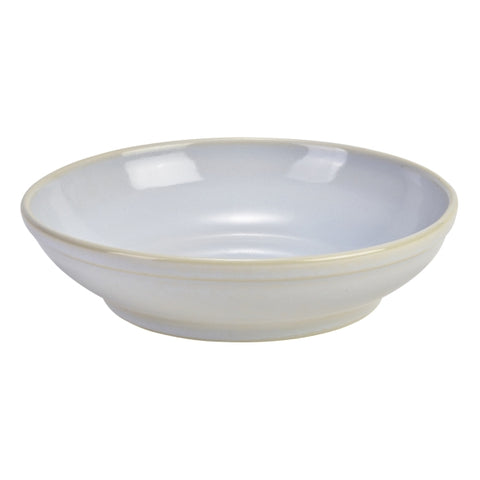 Terra Stoneware Rustic White Coupe Bowl 27.5cm