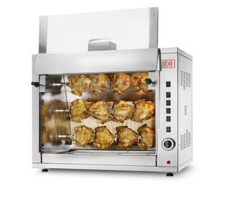 GAS ROTISSERIE. 3 SPIT - 12 BIRD CBG12P
