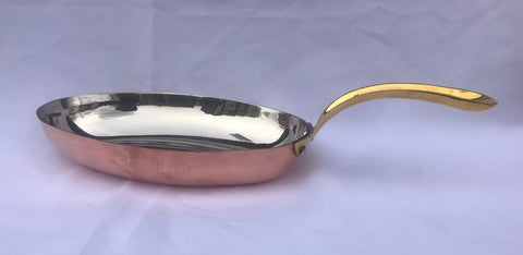 COPPER OVAL DISH