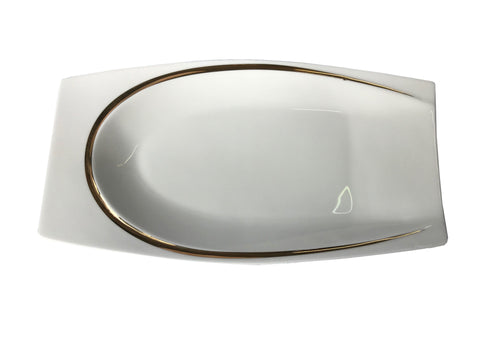PEARL GOLD RECTANGLE PLATTER PLATE