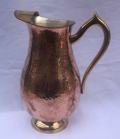 COPPER & BRASS WATER JUG