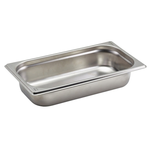 St/St Gastronorm Pan 1/3 - 65mm Deep