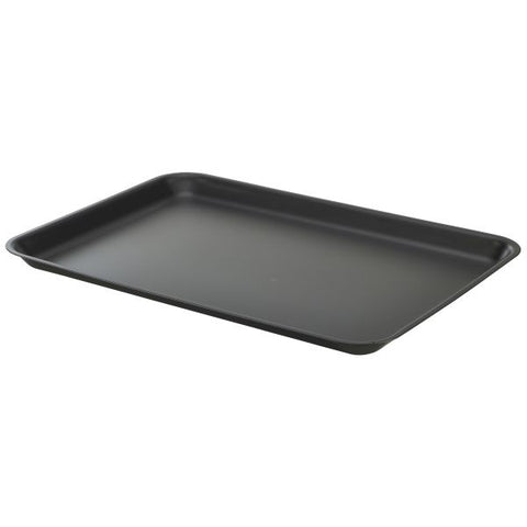 Galvanised Steel Tray 37x26.5x2cm Matt Black