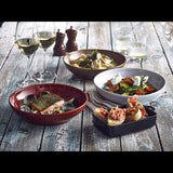 Terra Stoneware Rustic White Coupe Bowl 23cm