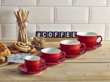 Royal Genware Saucer 13.5cm Red