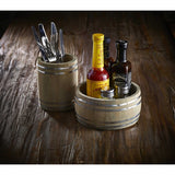 Miniature Wooden Barrel 16.5Dia x 8cm