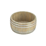 Miniature Wooden Barrel 16.5Dia x 8cm