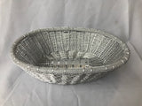 WIRE BASKET BLUE. HOT TOWEL