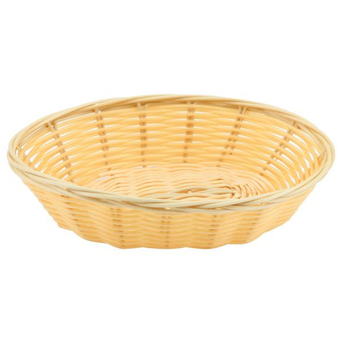 Oval Polywicker Basket 7"X5"X2"