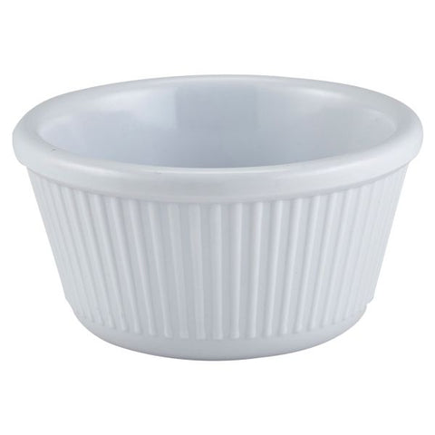 Ramekin 4oz Fluted White 86X36mm