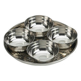 STAINLESS STEEL ROUND RELISH SET