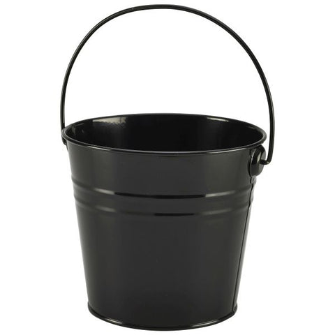 Stainless Steel Serving Bucket 16cm Dia Black