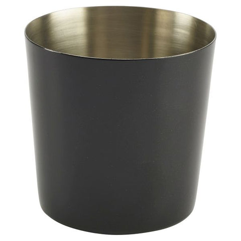 S/St. Serving Cup 8.5 x 8.5cm Black