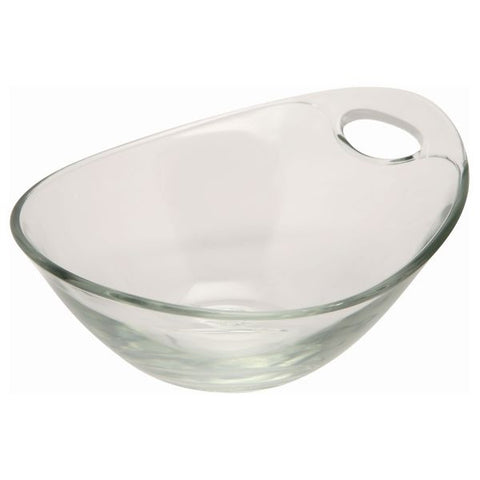 Handled Glass Bowl 14cm Dia